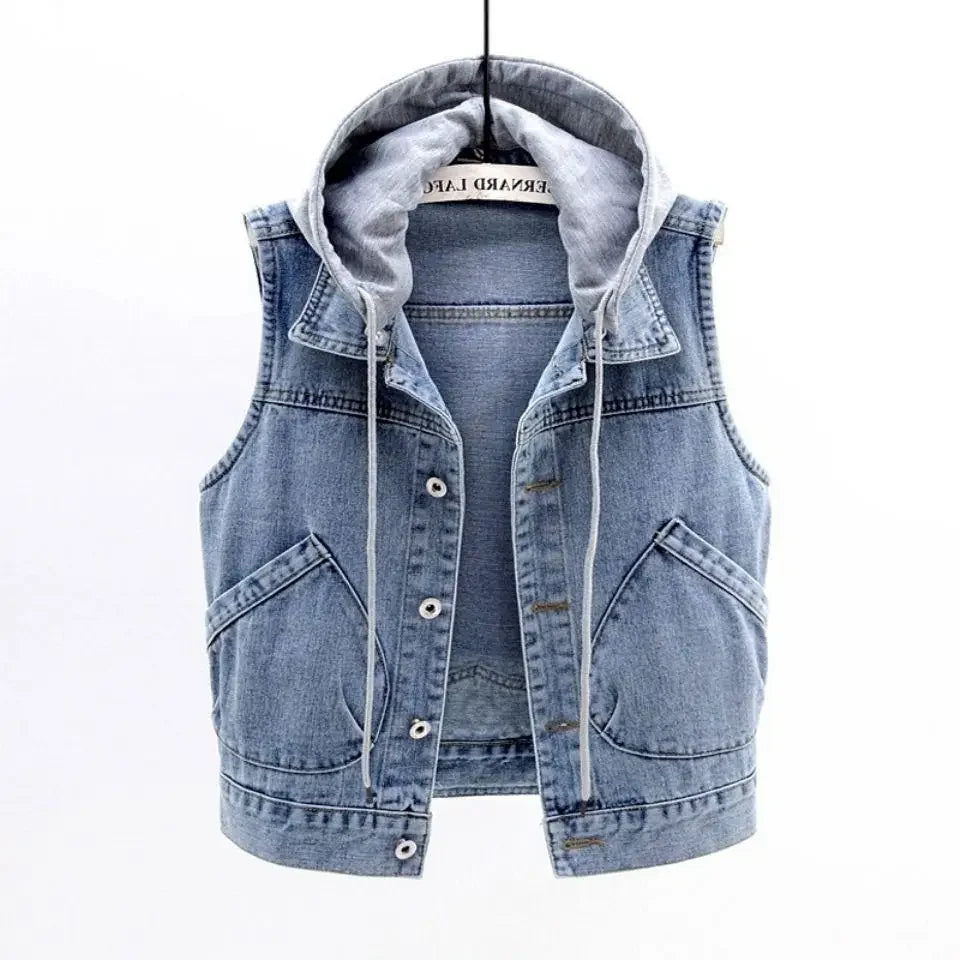 New Denim Vest Women's Spring Autumn Clothes