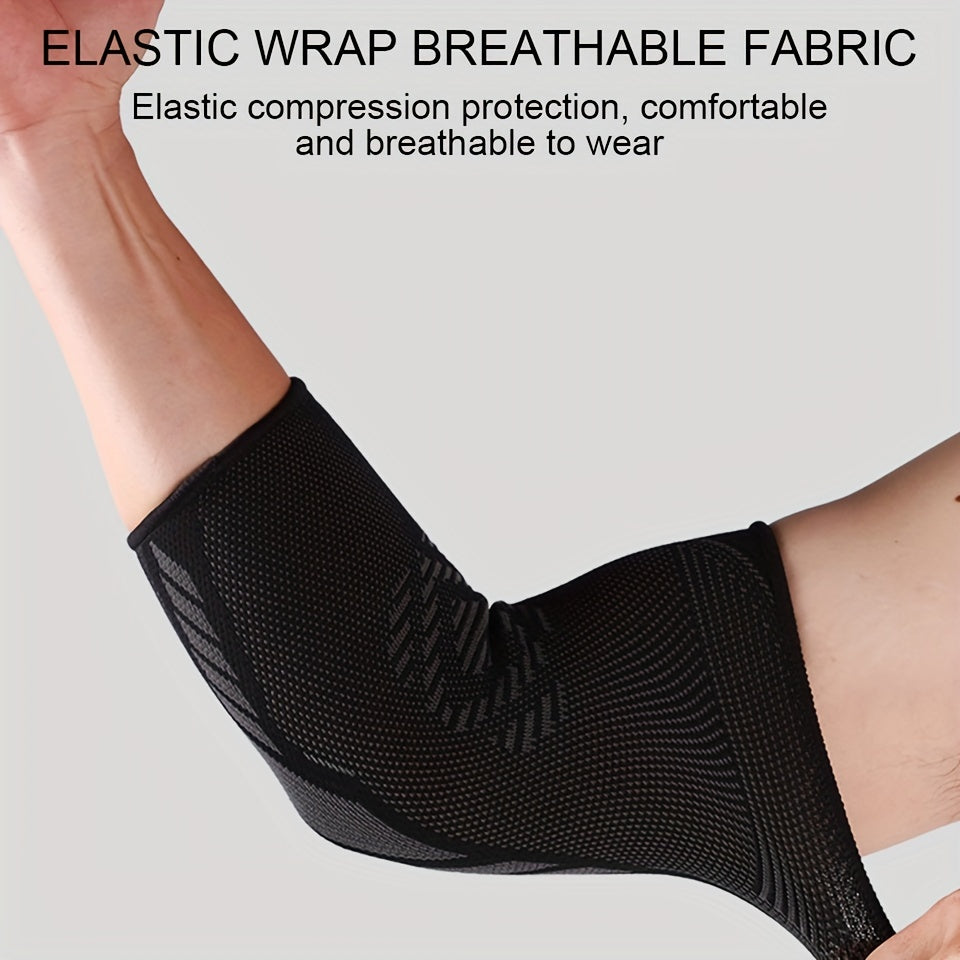 1pc Elbow Brace for Tendonitis, Arthritis, Workouts, Weightlifting, Tennis & Golf Elbow - Compression Support Sleeve - Fits Men & Women (99.21-187.39LB)