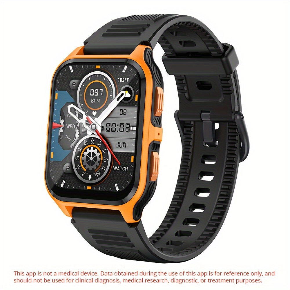 1.9" HD Screen Smart Watch with 100+ Sports Modes, AI Voice, Wireless Calling, and Sport Tracker for Android & IOS Phones