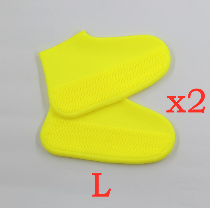 Men and women hiking slip wearable easy to carry silicone rain boots 