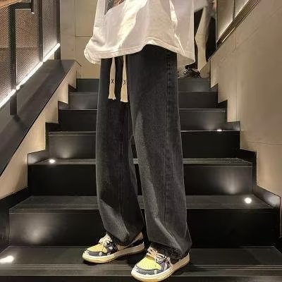 Wide-leg American-style High-street Casual Trousers 