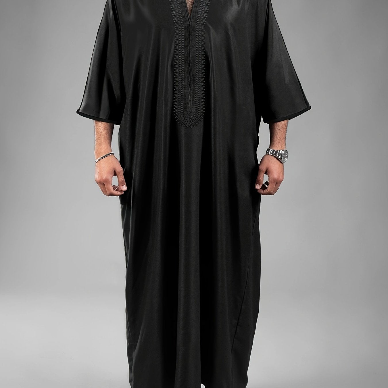 Eid Al-Adha Men's Thobe Kaftan Costume, Kandoura For Men, Moroccan Thobes, Kaftan Clothes, Eid Al-Adha