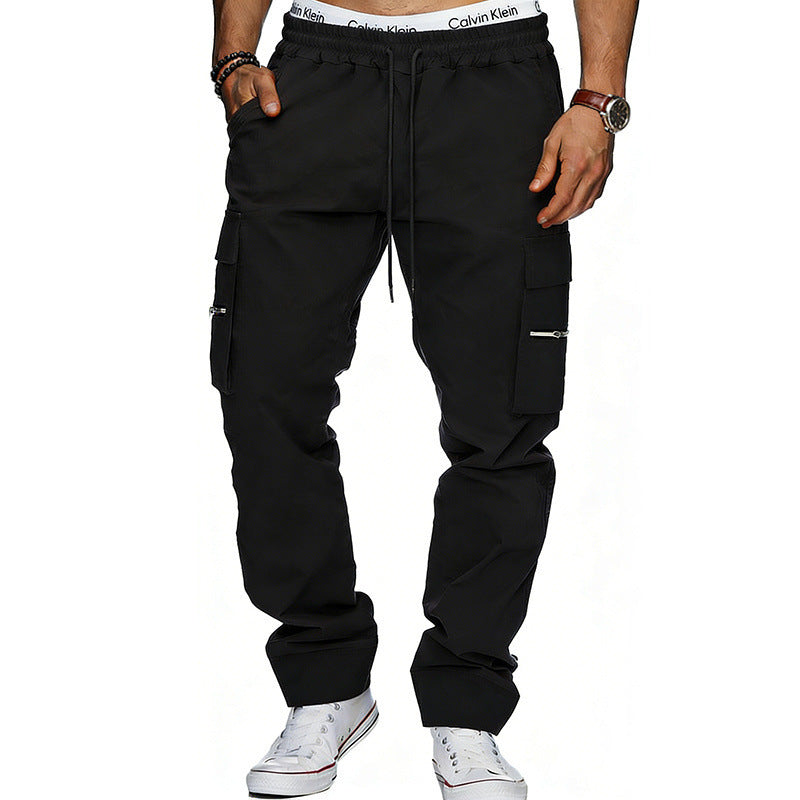 Outdoor Loose Men's Multi-Pocket Casual Sports Pants 