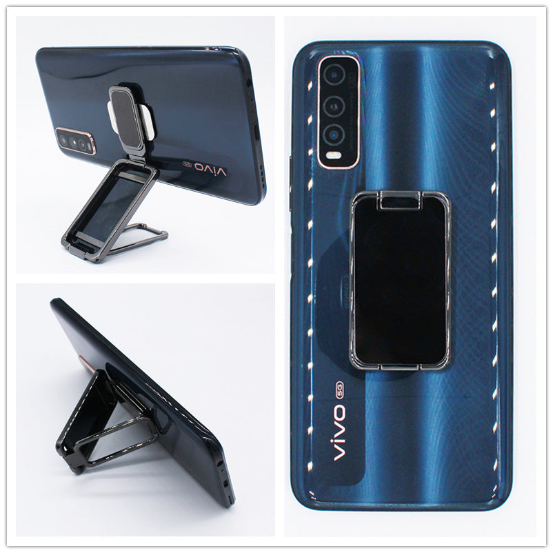Foldable Mobile Phone Holder Ring Buckle Retractable Desktop CellPhone Stand Car Magnetic Bracket Office Accessories 