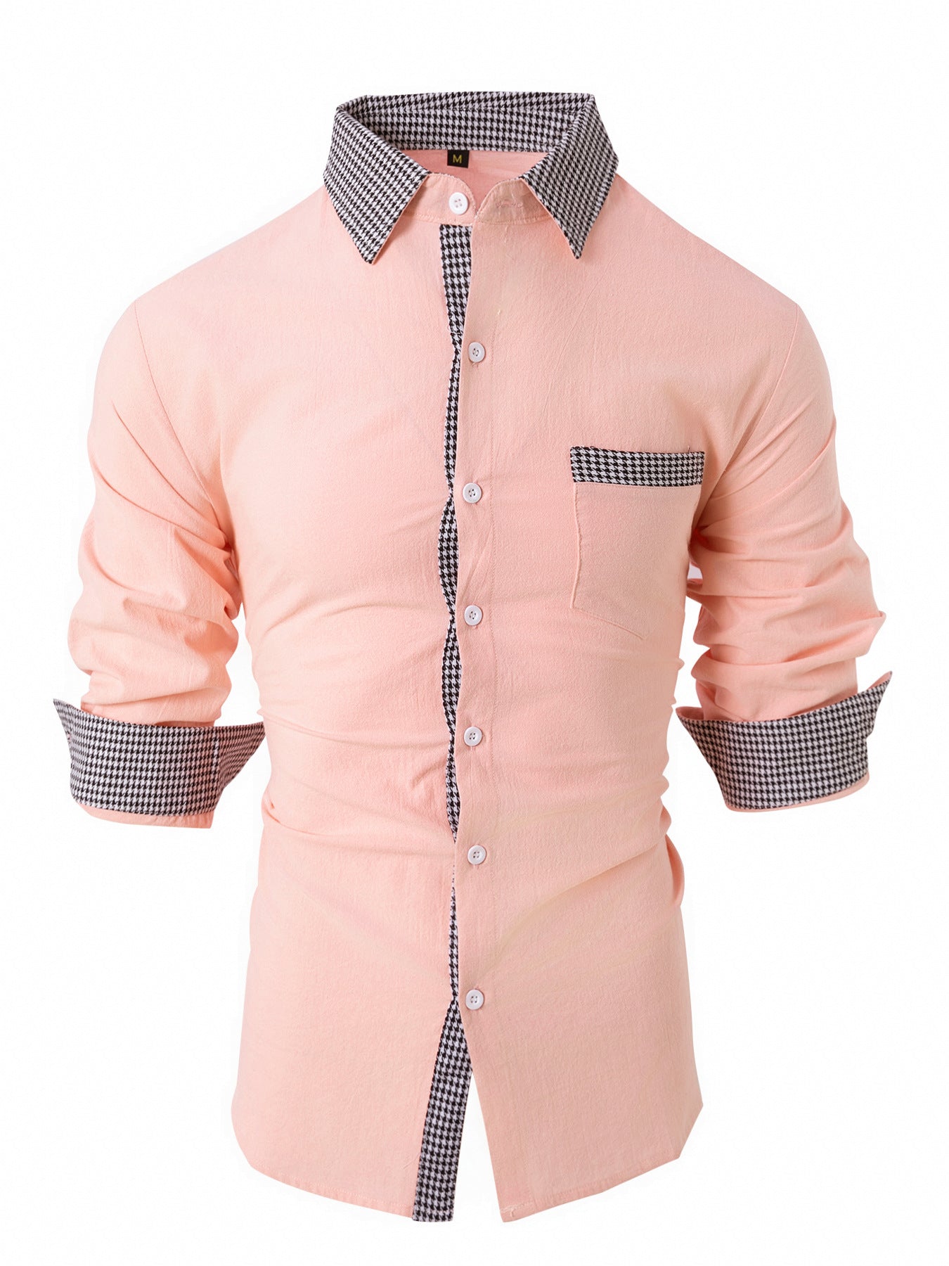 Mens Casual Long-sleeve Shirt 