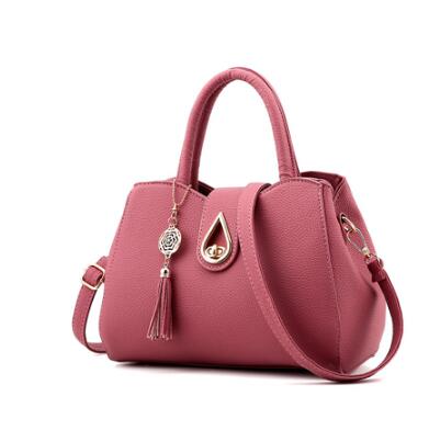 Women Handbag Bag Ladies Tassel High Quality PU Leather Totes Bags Brief Women Shoulder Bag Ladies Bags 