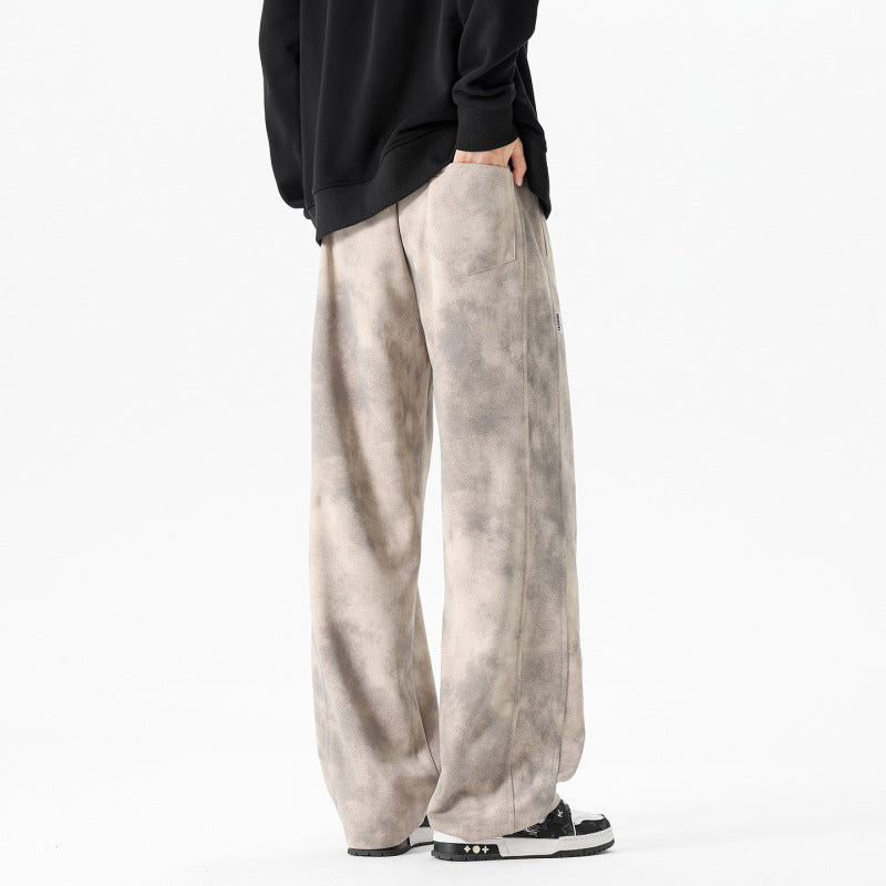 Men's Retro Casual Loose Wide-Leg Pants 