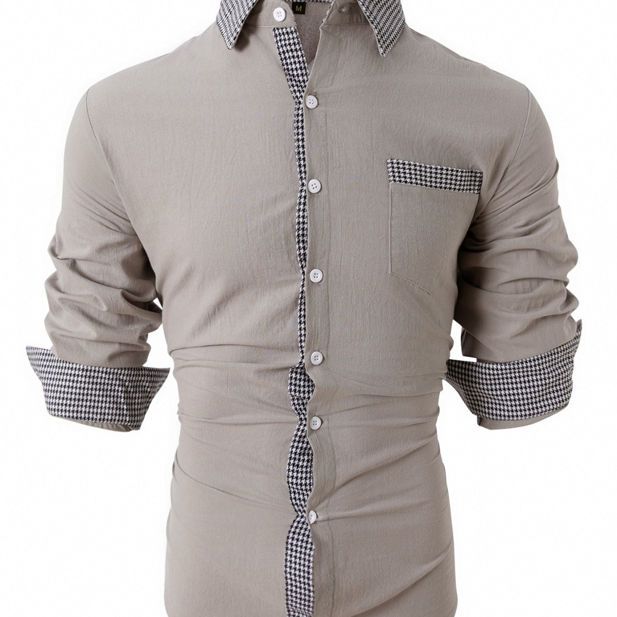Mens Casual Long-sleeve Shirt 