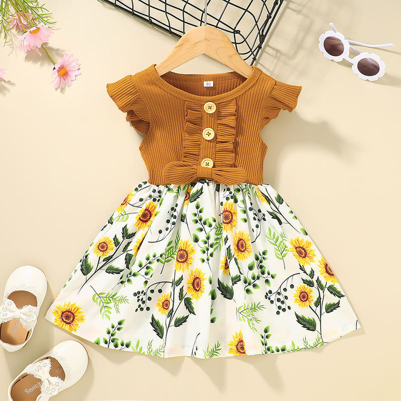 Toddler Kids Baby Girls Clothes Summer Girls Dress 