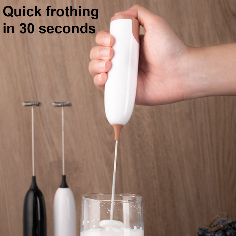 Electric Milk Frother For Perfectly Frothed Coffee And Creamy Cappuccinos Non-Battery