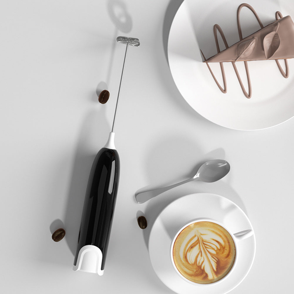 Electric Milk Frother For Perfectly Frothed Coffee And Creamy Cappuccinos Non-Battery