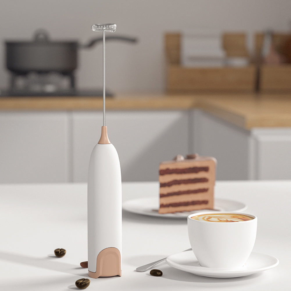 Electric Milk Frother For Perfectly Frothed Coffee And Creamy Cappuccinos Non-Battery