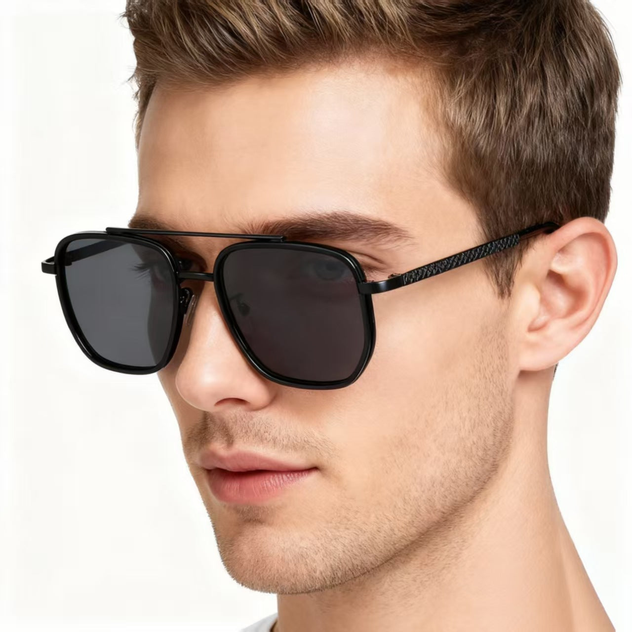 Men's Driving Sunglasses European And American Style Square Frame 