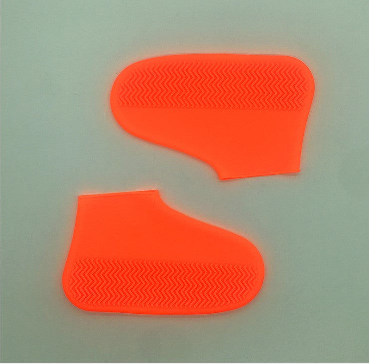 Men and women hiking slip wearable easy to carry silicone rain boots 