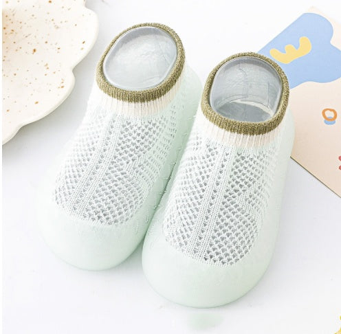Spring And Summer New Combed Cotton Non-slip Breathable Children's Soft-soled Shoes 