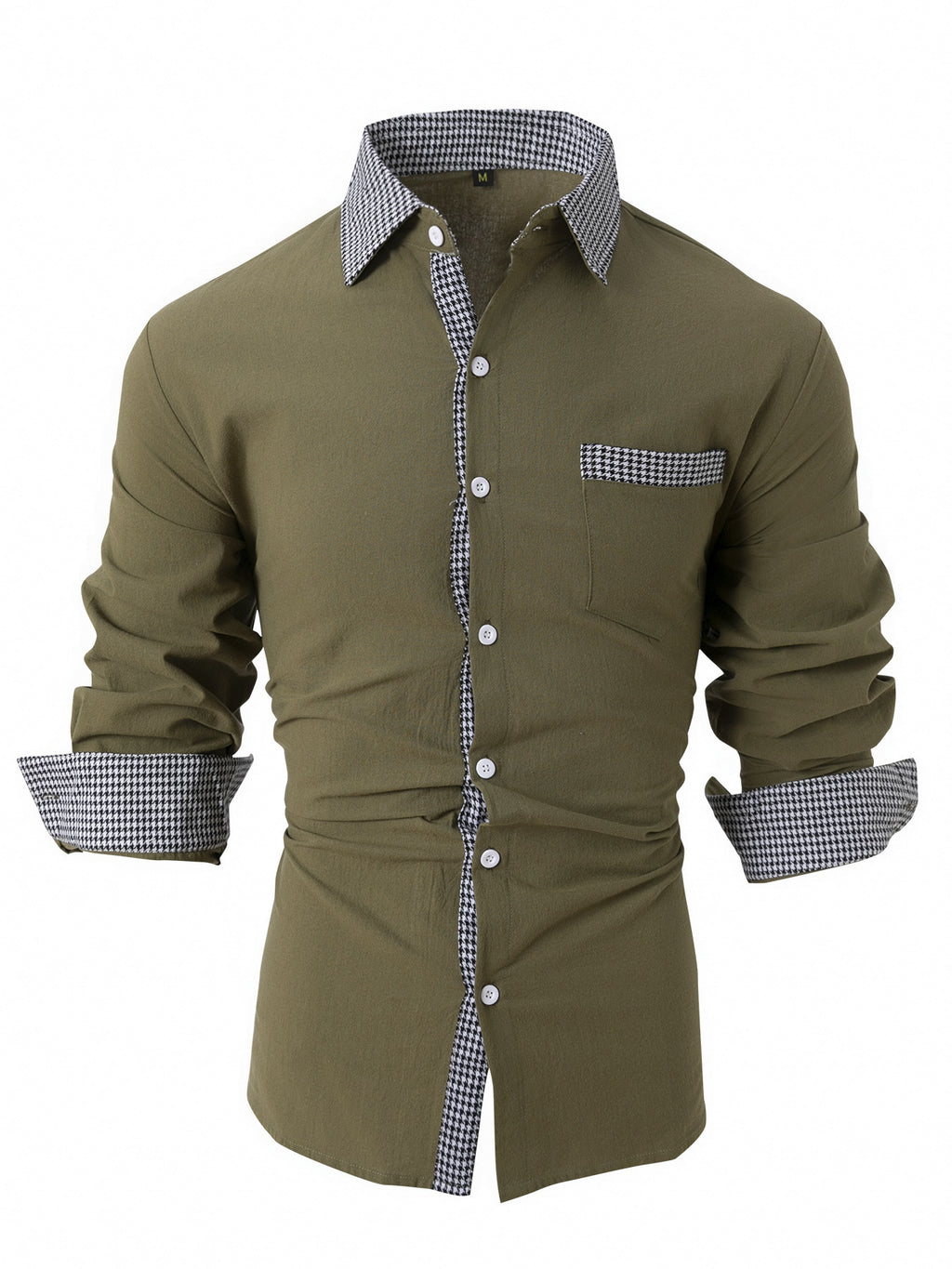 Mens Casual Long-sleeve Shirt 