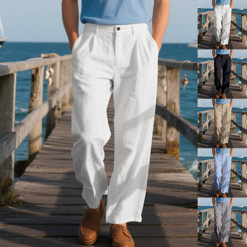 Casual Loose-Fit Business Suit Trousers 