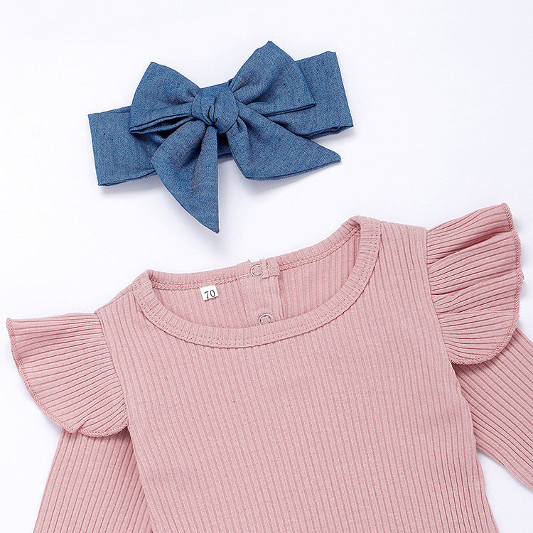 Baby bag hip one-piece suit 