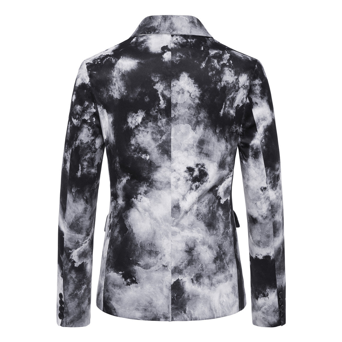 Men's Printed Single Breasted Casual Suit Jacket 