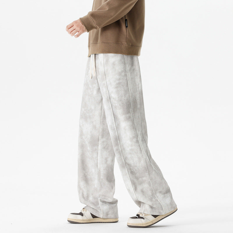 Men's Retro Casual Loose Wide-Leg Pants 