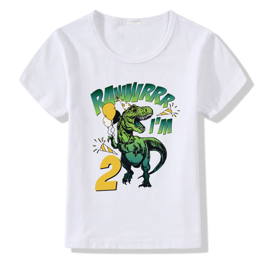 Children's T-shirt Numbers 1-9 Birthday T-shirt 