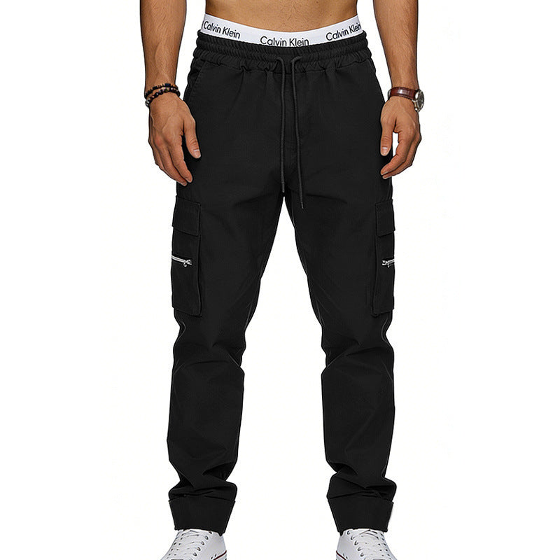 Outdoor Loose Men's Multi-Pocket Casual Sports Pants 
