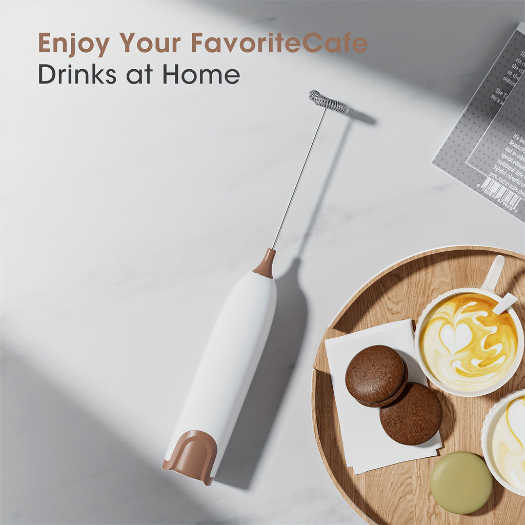 Electric Milk Frother For Perfectly Frothed Coffee And Creamy Cappuccinos Non-Battery