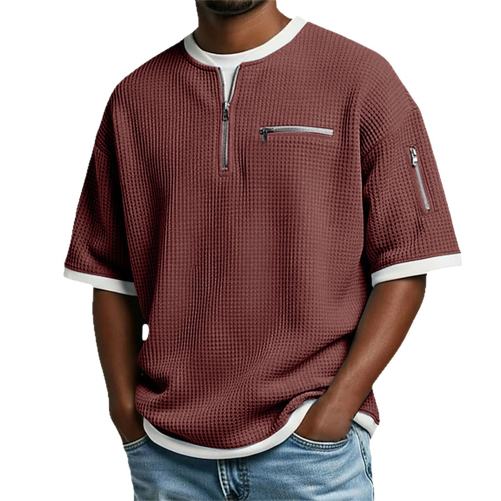 Men's Short-sleeve Polo Shirt Casual And Loose-fitting T-shirt 