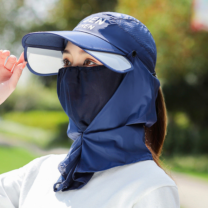 Womens Farming Sun-Protective Tea-Picking Hat