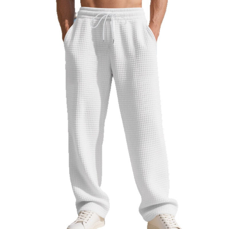 Men's Simple Commuter Casual Straight-Leg Pants 