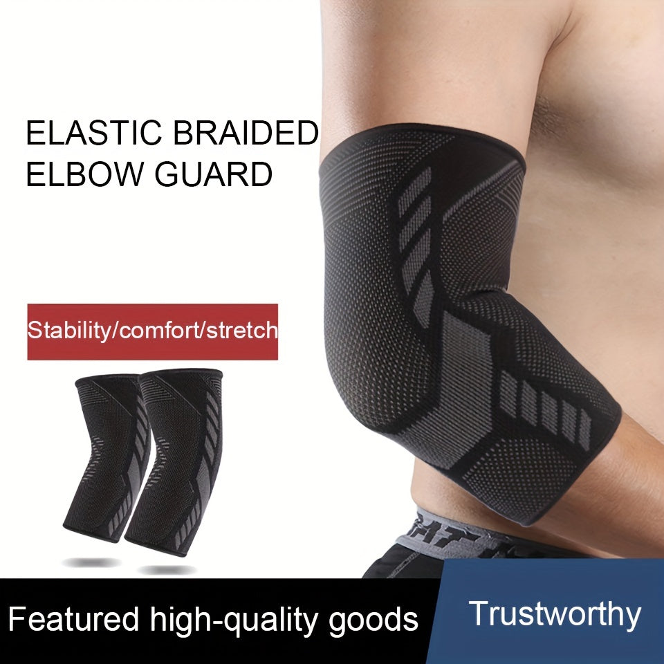1pc Elbow Brace for Tendonitis, Arthritis, Workouts, Weightlifting, Tennis & Golf Elbow - Compression Support Sleeve - Fits Men & Women (99.21-187.39LB)