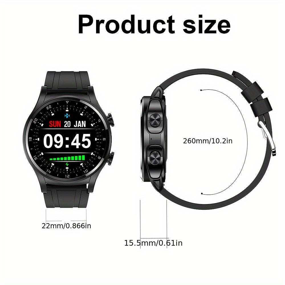 2023 Two-in-one TWS BT Headset Smart Watch - Multi-dial Sports Fitness NFC Call Music Men's and Ladies