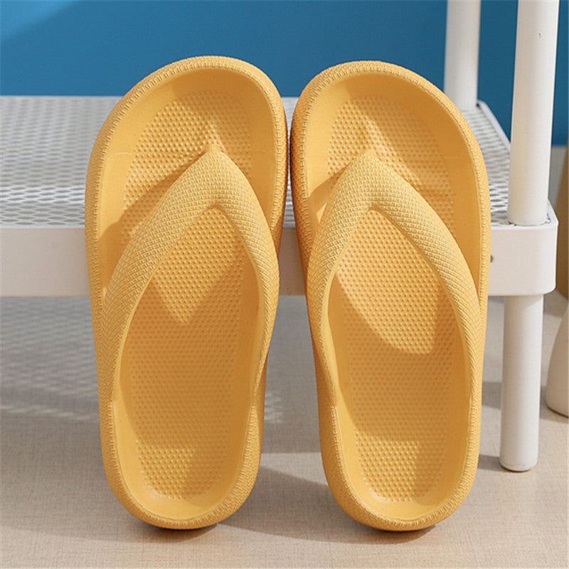 Clip Toe Shoes Eva Non-Slip Slippers Soft Sole Flip Flops Women Thick Bottom Bathroom Slides Summer 