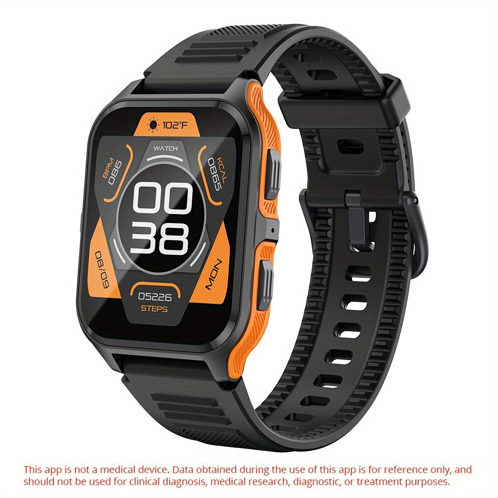 1.9" HD Screen Smart Watch with 100+ Sports Modes, AI Voice, Wireless Calling, and Sport Tracker for Android & IOS Phones