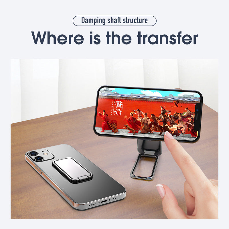 Foldable Mobile Phone Holder Ring Buckle Retractable Desktop CellPhone Stand Car Magnetic Bracket Office Accessories 
