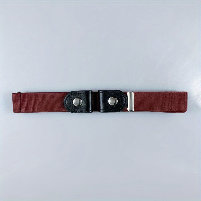 1pc Buckleless & No Buckle Belts For Men & Women, Ideal choice for Gifts