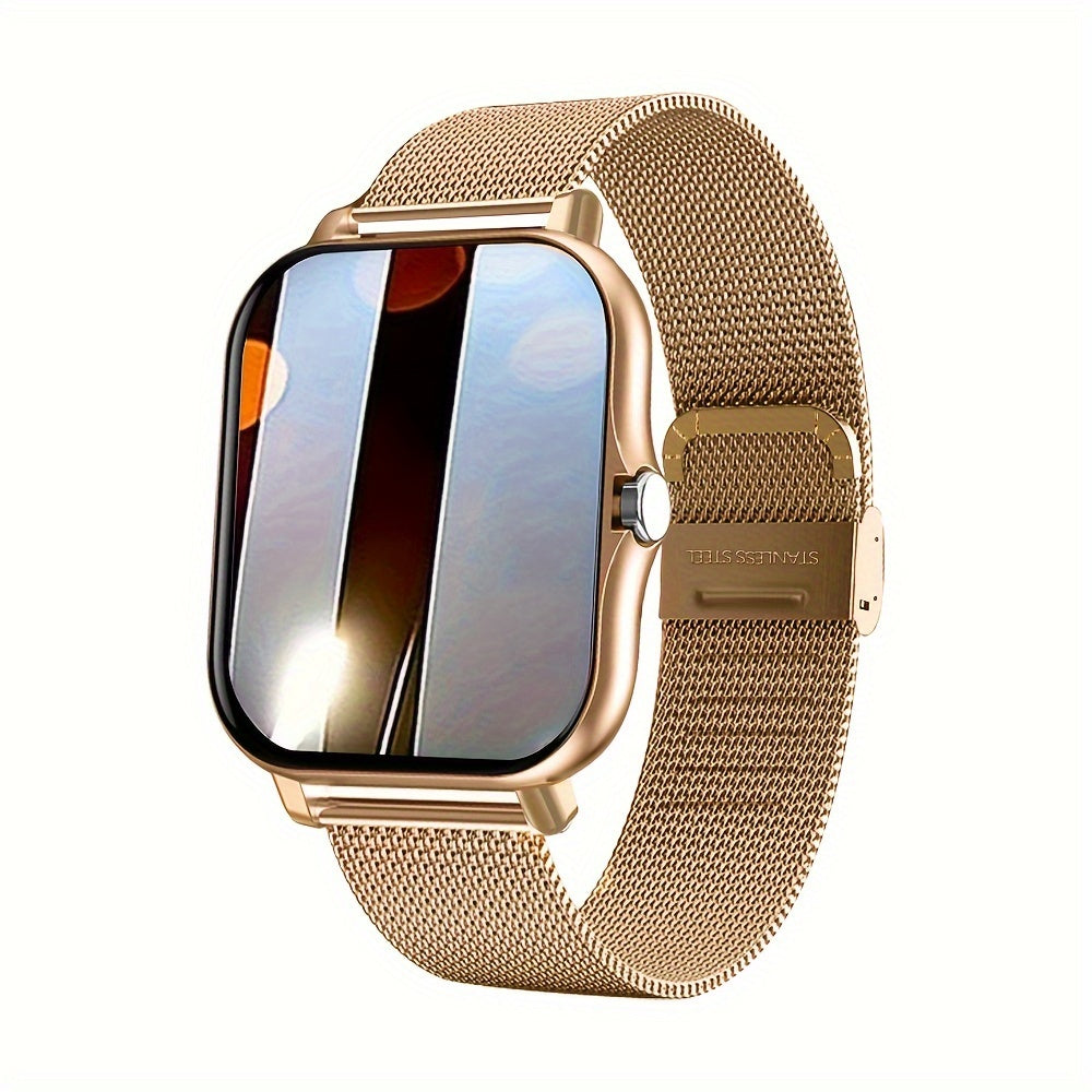 1.83" Borderless Smart Watch - Wireless Calling/Receiving, Multiple Sports Modes, Sedentary Reminder, Weather Forecast, Message Notification, Slim Design for Android & iPhones, Perfect Gift for Men & Women