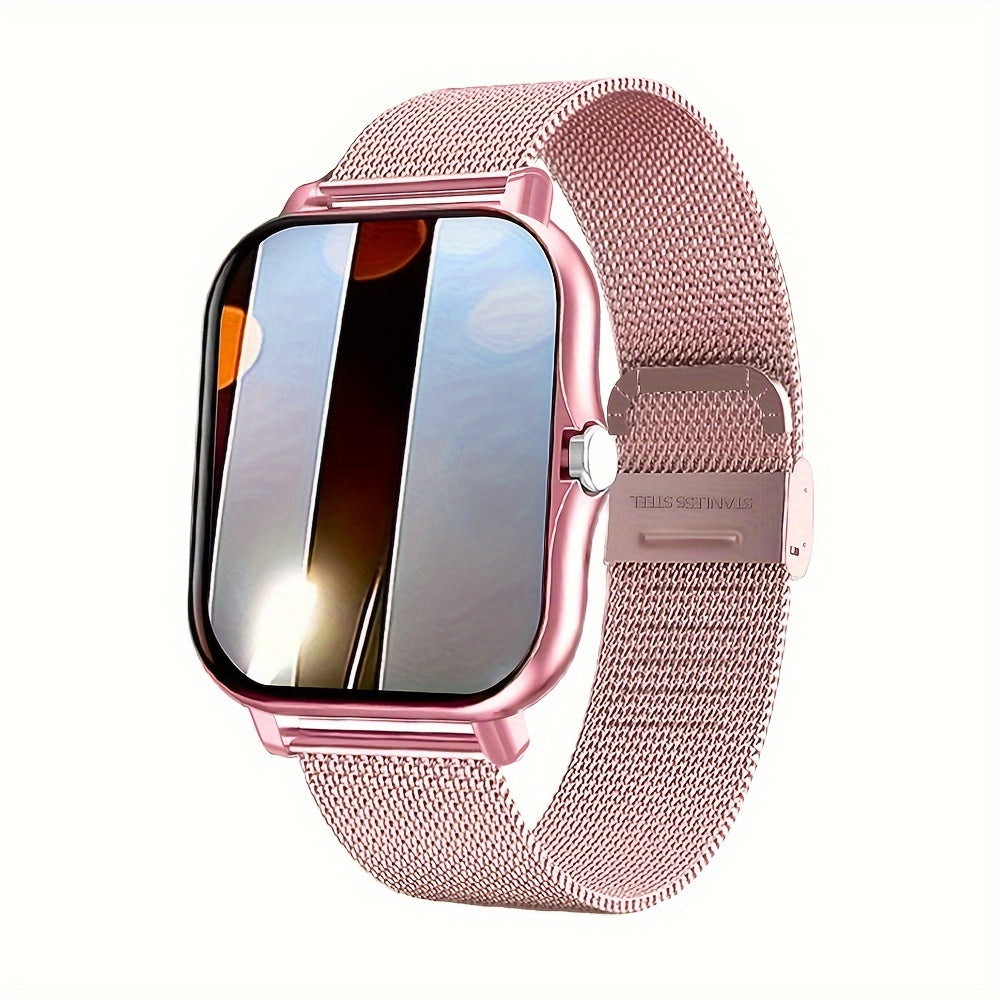 1.83" Borderless Smart Watch - Wireless Calling/Receiving, Multiple Sports Modes, Sedentary Reminder, Weather Forecast, Message Notification, Slim Design for Android & iPhones, Perfect Gift for Men & Women
