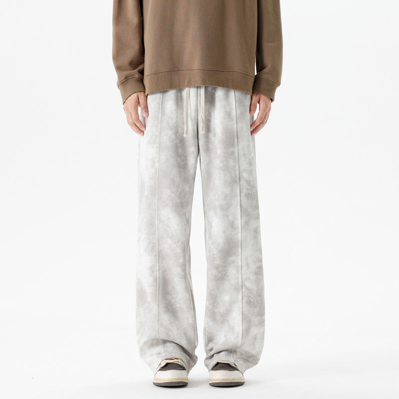 Men's Retro Casual Loose Wide-Leg Pants 