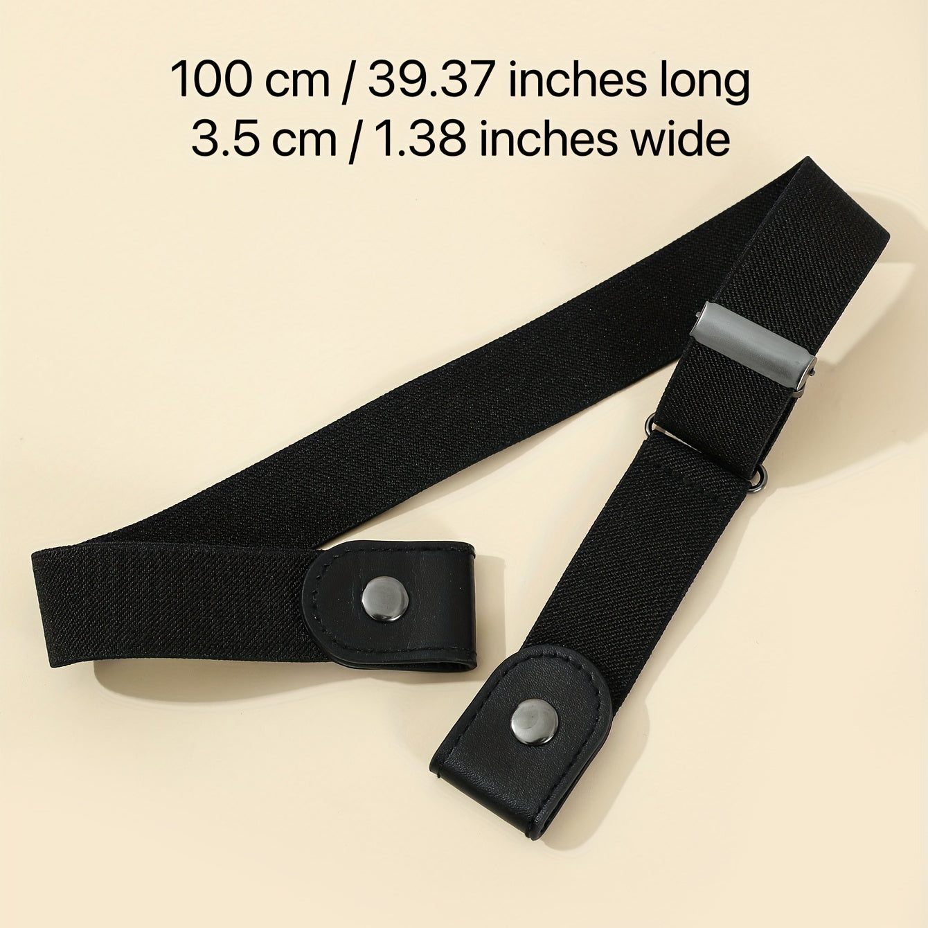 1pc Buckleless & No Buckle Belts For Men & Women, Ideal choice for Gifts