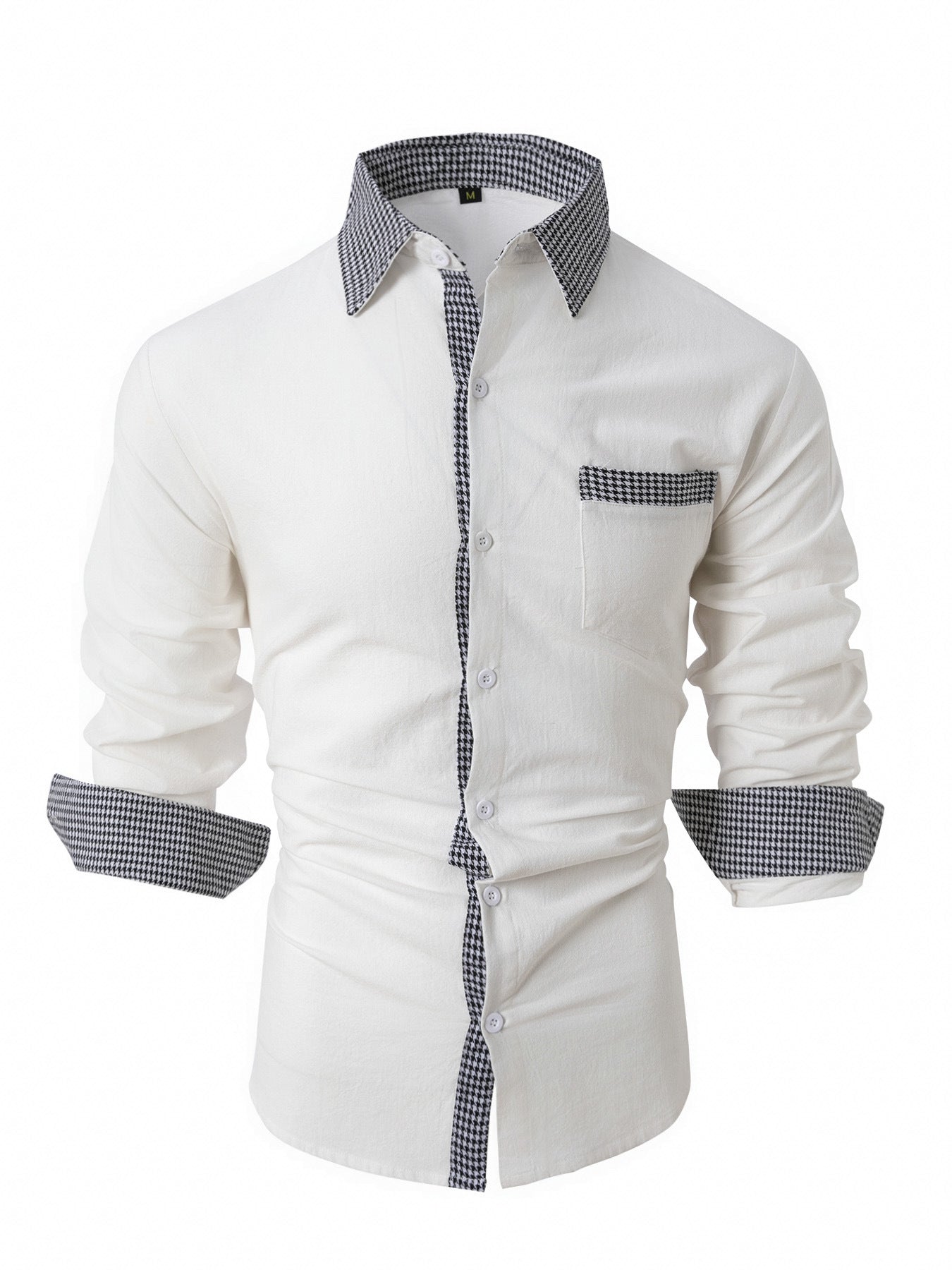 Mens Casual Long-sleeve Shirt 