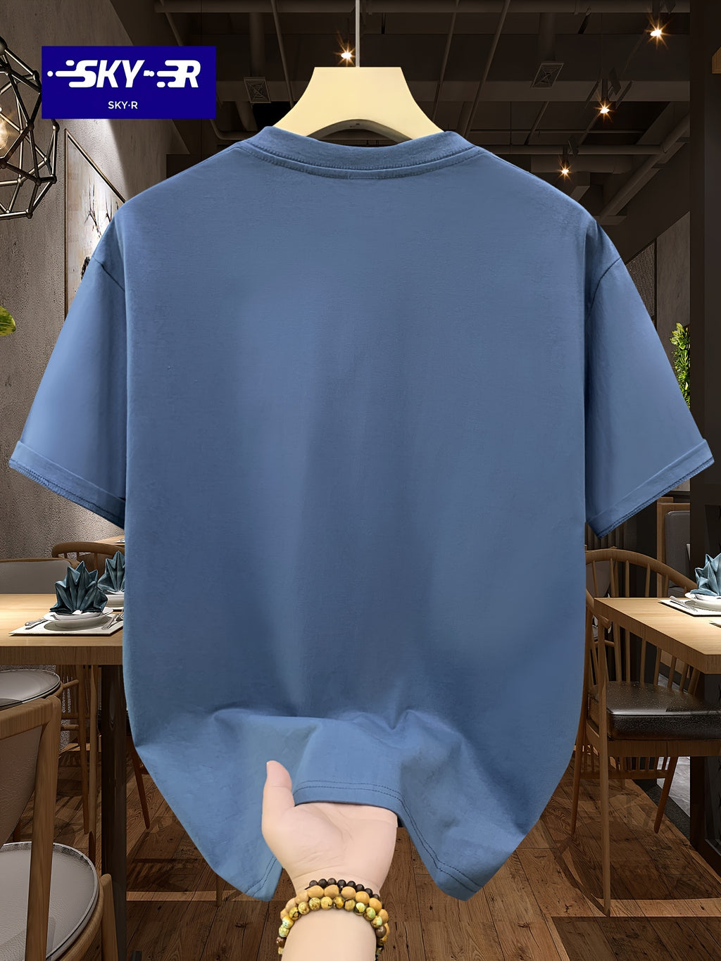 100% Cotton SKY·R Mens Cartoon Graphic Print Loose Fit Short Sleeve Crew Neck Tee - Soft, Breathable, Relaxed Fit for Summer Outdoor Weekend Casual Wear - Machine Washable, No Dry Clean