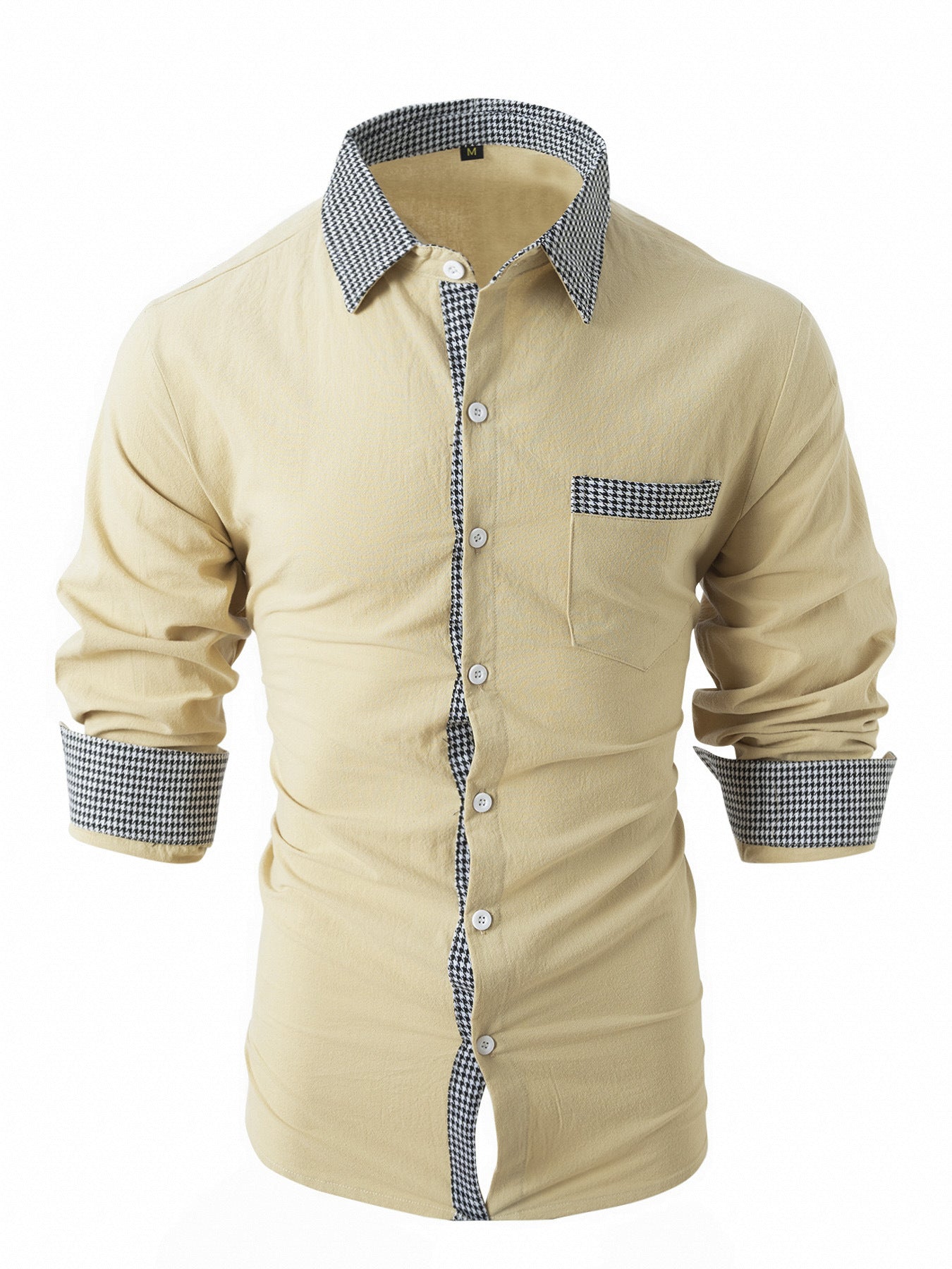Mens Casual Long-sleeve Shirt 