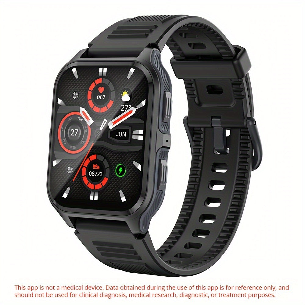 1.9" HD Screen Smart Watch with 100+ Sports Modes, AI Voice, Wireless Calling, and Sport Tracker for Android & IOS Phones