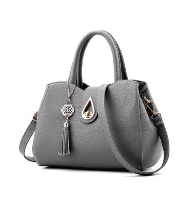 Women Handbag Bag Ladies Tassel High Quality PU Leather Totes Bags Brief Women Shoulder Bag Ladies Bags 