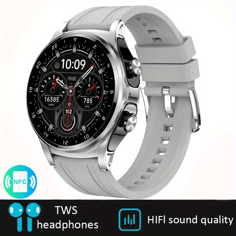 2023 Two-in-one TWS BT Headset Smart Watch - Multi-dial Sports Fitness NFC Call Music Men's and Ladies