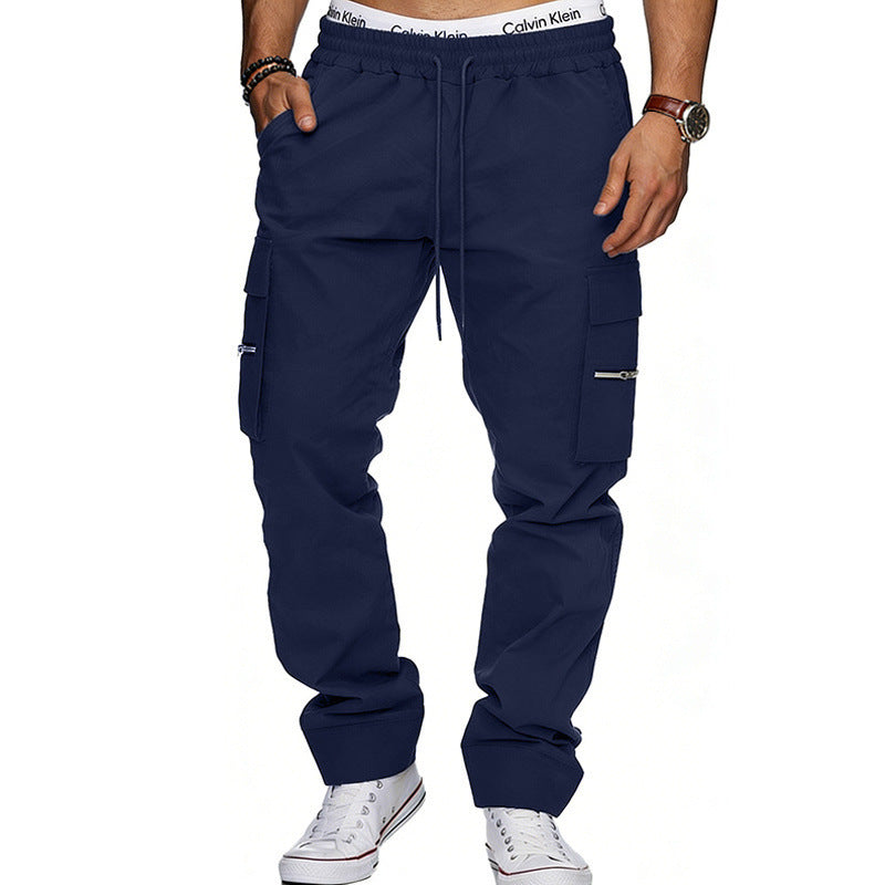 Outdoor Loose Men's Multi-Pocket Casual Sports Pants 