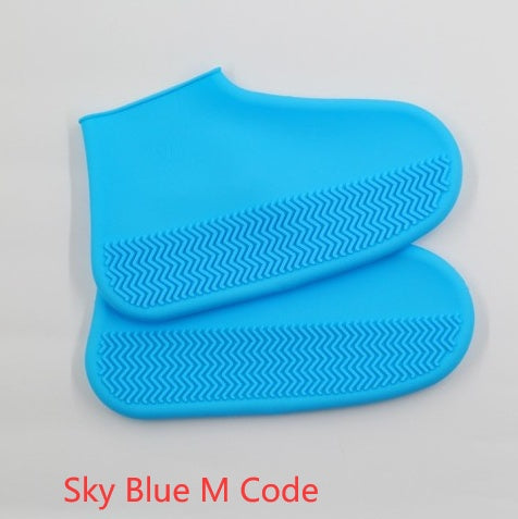 Men and women hiking slip wearable easy to carry silicone rain boots 