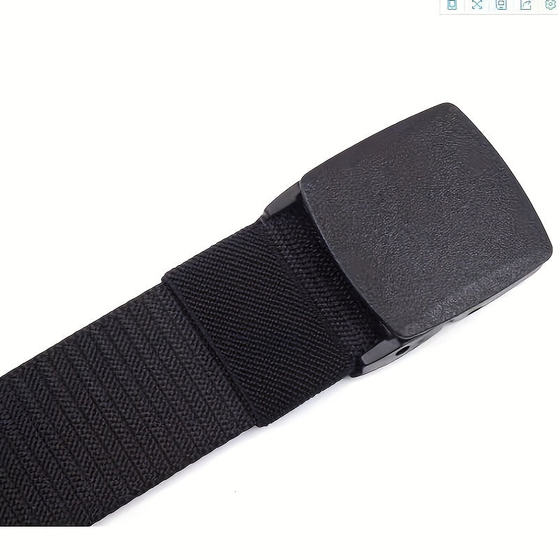 1pc Mens Casual Belt - Durable PP Material, Automatic Smooth Buckle, Timeless Simple Design - Perfect Gift for Young Men and Teenagers