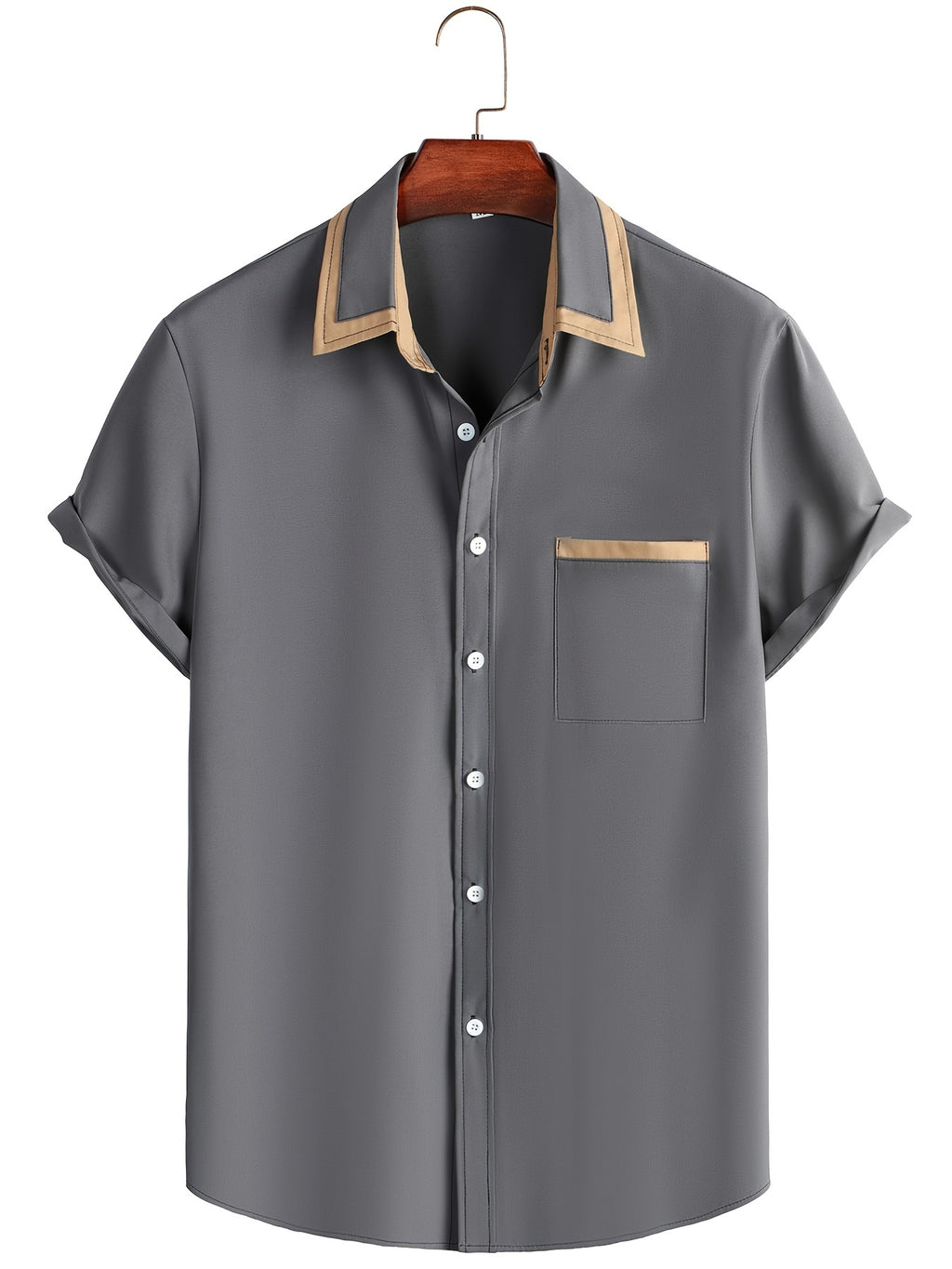 New Lightweight Casual Short-Sleeve Shirt for Men for Spring And Summer.
